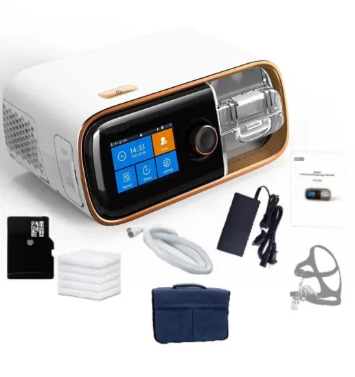Медицинское оборудование Портативный CPAP Неинвазивный дыхательный аппарат CPAP с маской для лечения апноэ сна цена