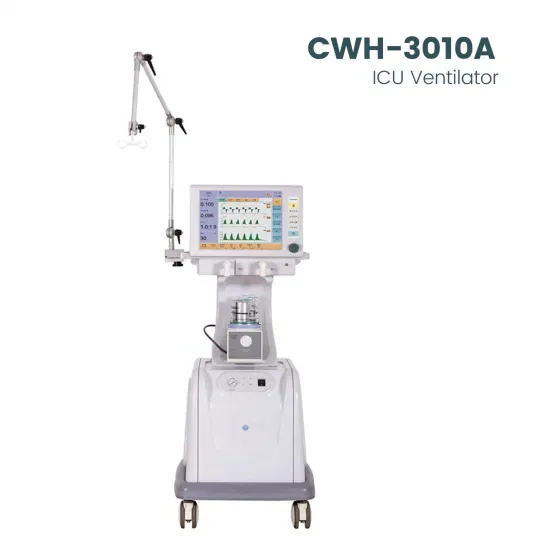 Современный 15" съемный сенсорный экран ИВЛ (CWH-3010A) для взрослых, детей и новорожденных в условиях реанимации и неонатологии
