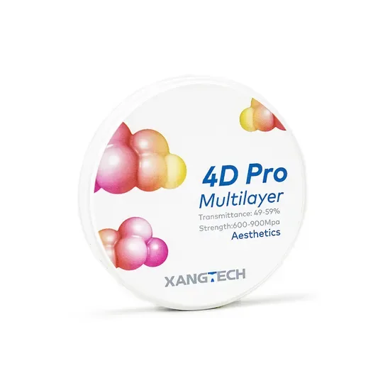 Керамический материал Xangtech 5 для суперпозиции слоев 4D PRO Эстетика многослойный блок из циркония