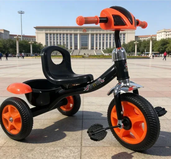 Китайская детская трехколесная игрушечная машина с педалями, унисекс