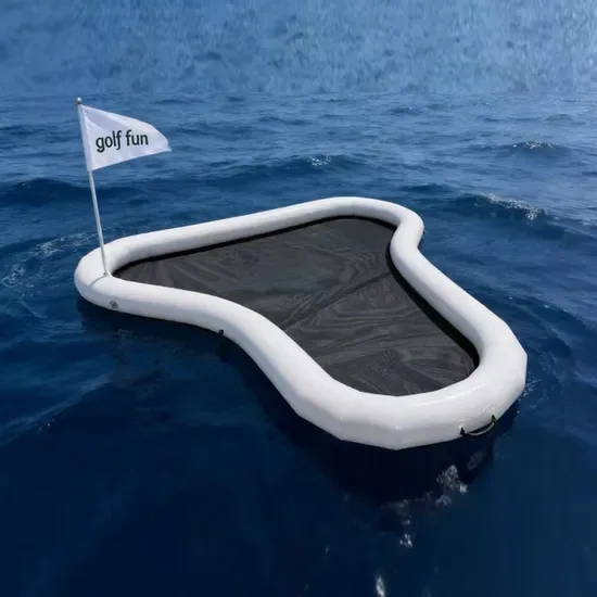 Профессиональная индивидуальная надувная игра в гольф на воде зеленого цвета