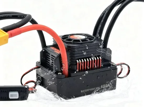 Бесщеточный ESC 25A 35A Водонепроницаемый Двунаправленный 2-3s 5V/2A BEC для 1/14 1/16 1/18 1/20 Радиоуправляемого автомобиля и лодки с руководством по выбору мотора