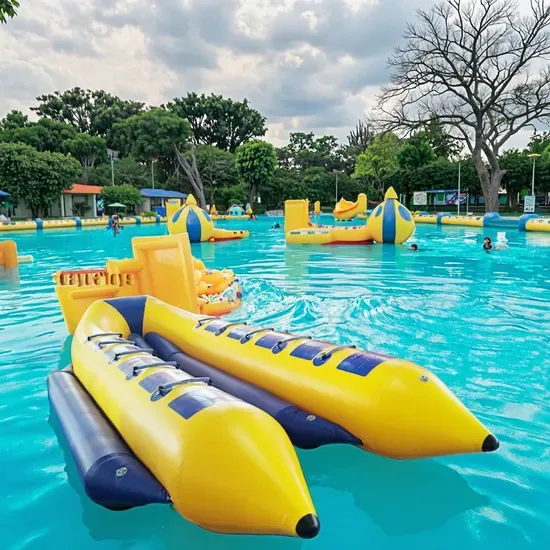 Надувная банановая лодка, буксируемая водная игрушка