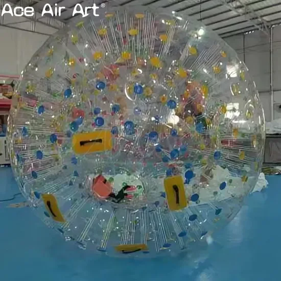 Надувной зорб для взрослых, уличные развлечения, катание по траве, игра на столкновение, игровые мероприятия, многоцветный шар для ходьбы по земле