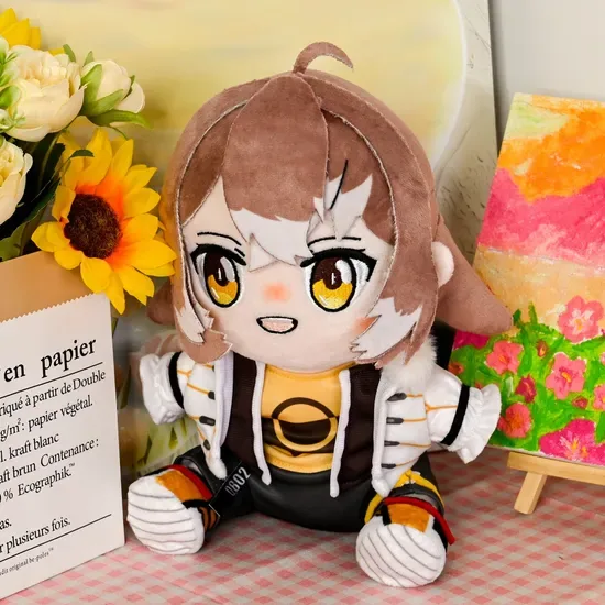 Кастомизированные плюшевые аниме куклы 20cm мягкая игрушка корейской звезды Kpop с съемными аксессуарами