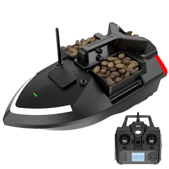 V020 GPS 3 Бait Tanks 2kg Загрузка 40 Точки Кормления Автопилотная Лодка с Ночным Светом 500m Авто Навигация РК Лодка для Ловли Карпа