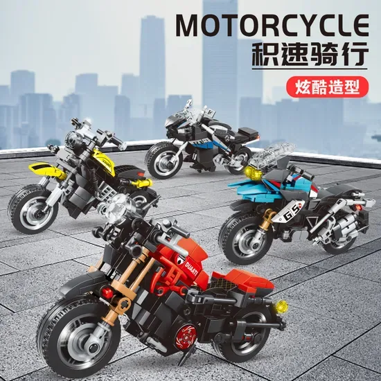 Модель мотоцикла Ducati из строительных блоков