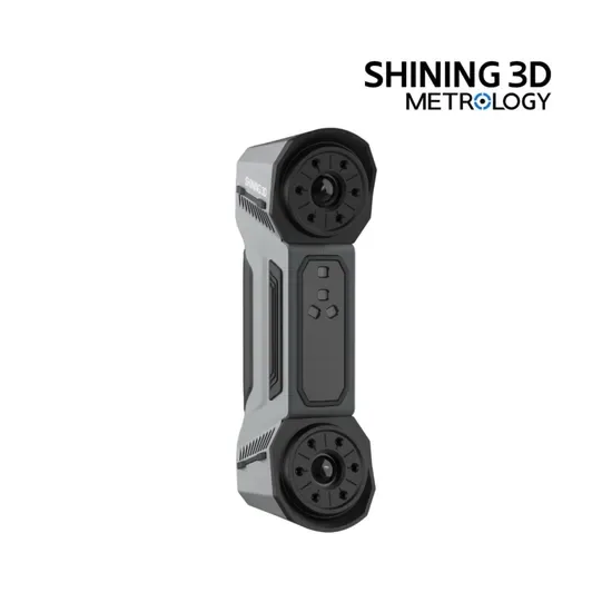 Портативный метрологический 3D сканер с двойным источником света, режимом глубоких отверстий и точностью 0.02 мм
