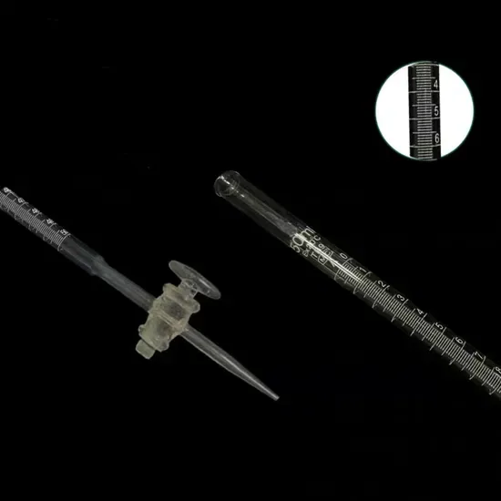 Высококачественная лабораторная посуда 10ml 25ml 50ml 100ml из боросиликатного стекла с кислотостойким и щелочестойким ПТФЭ, бюретка с краном