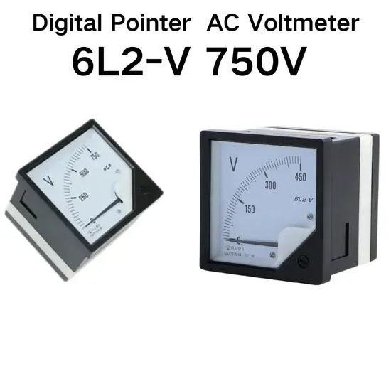 Вольтметр 6L2-V AC Вольтметр 750V Цифровой вольтметр Указатель AC Вольтметр