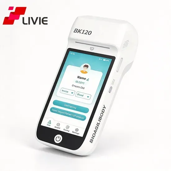 Аппарат для иммунофлуоресцентного анализа сухой химии CRP 25-Oh-Vd, Hba1c, V2, ТТГ, печени, почек и липидов
