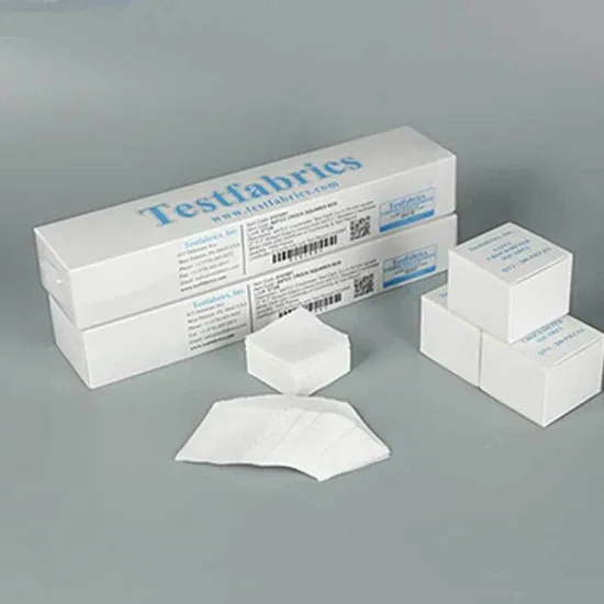 ИЗО 105, Aatcc 8, ASTM D2054 Тестовые ткани Aatcc для крокометра, стандартная белая хлопковая ткань