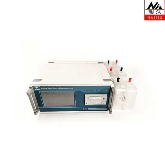 Нж-Дтл ASTM C1202 Детектор толщины проникновения бетона Автоматический тестер проницаемости бетона для лаборатории строительных материалов