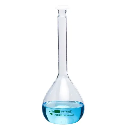10 25 50 100 250 500ml Прозрачный янтарный стеклянный конусный мерный колба PFA FEP для химии и лабораторных приложений