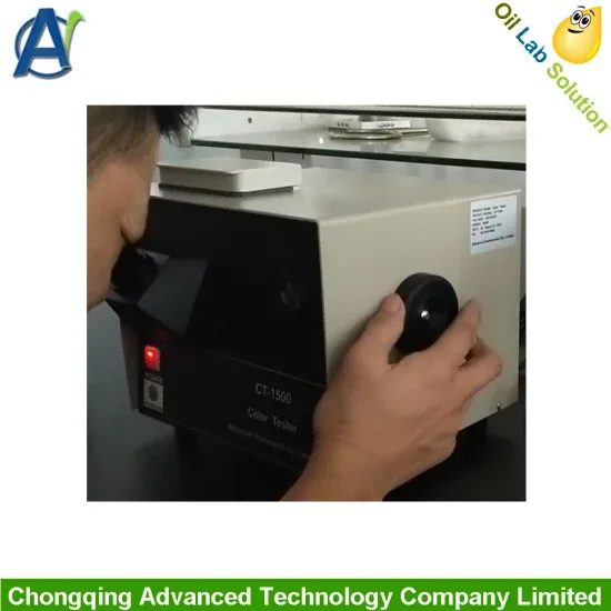 Колориметр ASTM D1500 для сравнения цвета масла с трубками цветовой шкалы