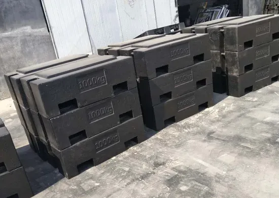 1000kg 2000kg M1 Класс Калибровка Весы Тестовый груз из чугуна