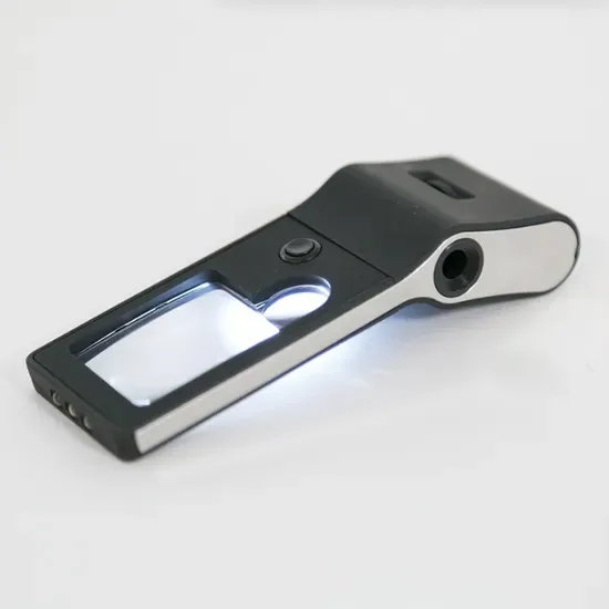 Многофункциональная лупа с LED подсветкой и УФ светом