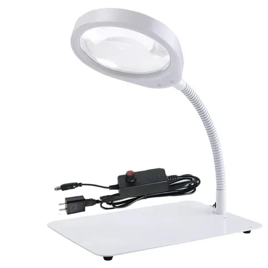 10X Увеличительное стекло с LED подсветкой для удобного чтения