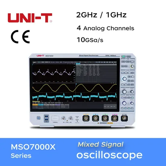 Поставщик промышленных осциллографов 2GHz 10gsa/S для тестирования электроники мощности и анализа переключений