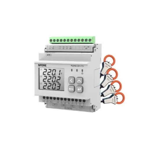 ДИН-рейка многоканальный счетчик энергии RJ45 для мониторинга мощности