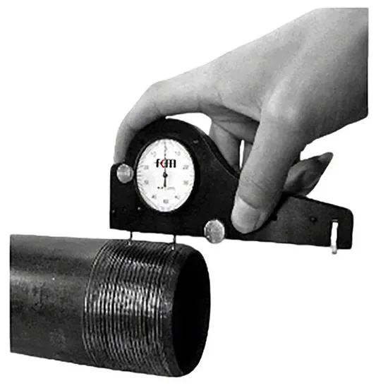 Уровень жидкости 0.5-4", 12.7-101.6mm Измерительный инструмент для измерения конуса резьбы масляной трубы