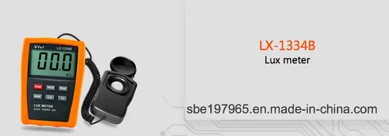 Цифровой люксметр Lx-1334b с подсветкой дисплея для удобного считывания показаний