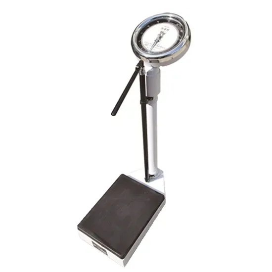 Rgz-160 160kg Медицинские больничные и клинические весы для взвешивания взрослых и детей, платформенные механические напольные весы с циферблатом и 70-190cm ростомером