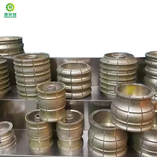Кромочный профиль электролитически покрытый алмазный профильный диск для мрамора