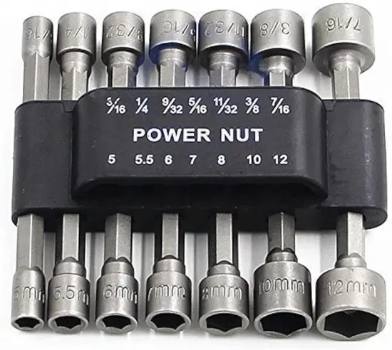 Комплексный 14PCS набор бит для шуруповерта Power Nuts