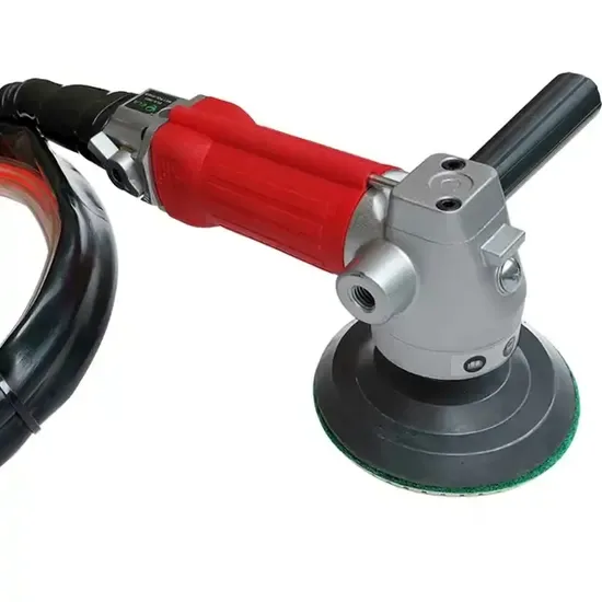 5500rpm Профессиональный пневматический задний выхлопной воздушный водяной шлифовщик полировщик камня