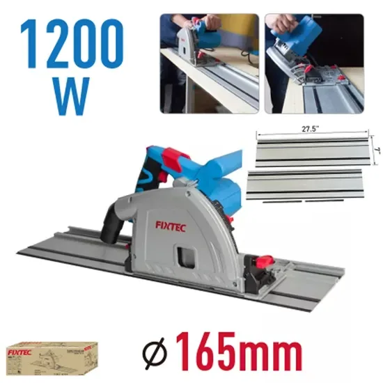 Фикстек промышленная электрическая резательная машина 1200W 120V 60Hz погружная направляющая пила с рельсом