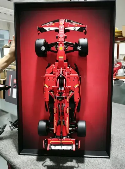 Настенный дисплейный каркас для гоночного автомобиля из конструктора F1 Настенный каркас 3D