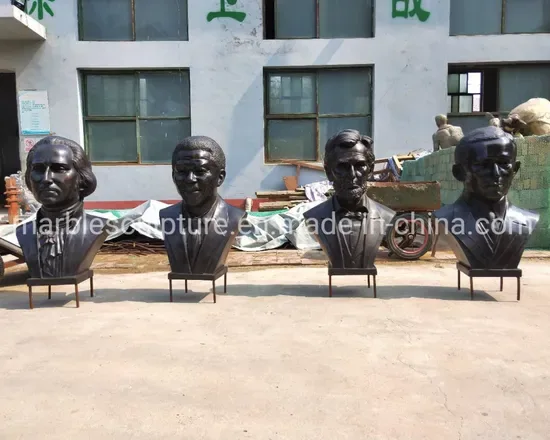 Кастинг бронзовой статуи бюста художественного металлического ремесла Sculpture (B073)