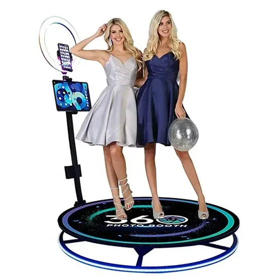 Портативная фотобудка 360 с LED-камерой для iPad 45 дюйм