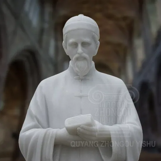 Резьба по мрамору, церковная статуя