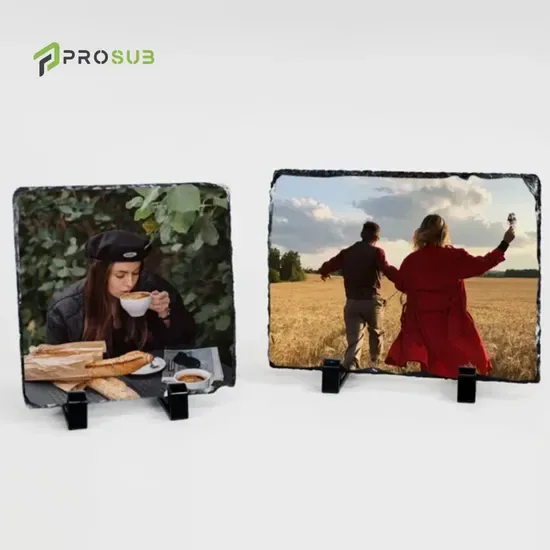Оптовая торговля сублимационными заготовками Prosub, каменные сланцы для фотографий, рамки для фото, индивидуальные сланцы для сублимации для термопресса