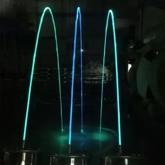 DMX512 Управляемый сад танцевальная музыка сухой фонтан насадка прыгающая водяная струя