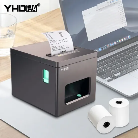 В наличии Авто Резак Бумаги POS Принтер 80mm Термальный Чек Принтер, с USB/Bt/WiFi/LAN по выбору