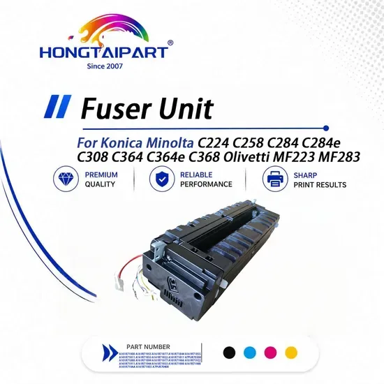 Блок фьюзера для Konica Minolta C224 C258 C284 C368 Olivetti Mf223 Mf283 A161r71900 A7PUR70400