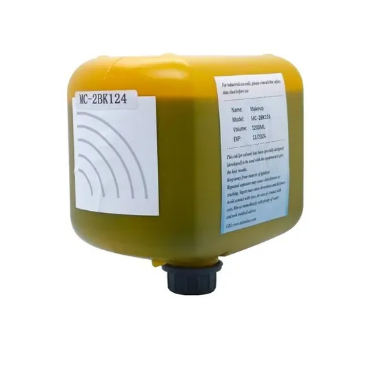 Альтернативные IC-2bk124 Быстросохнущие черные чернила с RFID-чипом для принтера Domino Ax Series Cij Ax150I Ax350I Ax550I