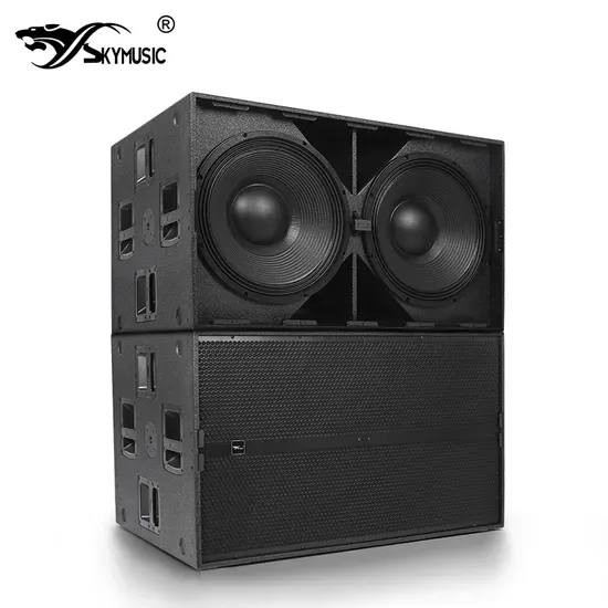 9007as Двойной 21" 7200W Активный сабвуфер Профессиональная линия массивов басовых динамиков для открытых концертов, живых мероприятий, DJ-вечеринок и звуковых систем