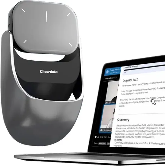 Чирдоты 2 Беспроводная воздушная мышь с сенсорной панелью Bluetooth, многофункциональная мини-мышь, игровая мышь для удаленной презентации, транскрипции