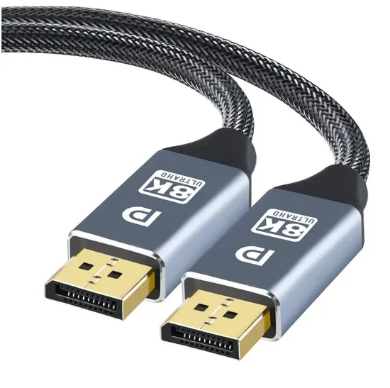 Новейший 8K@60Hz 4K@120Hz Ширина канала 40gbps Высокое разрешение Дисплейпорт 1.4V 2.0V Кабель