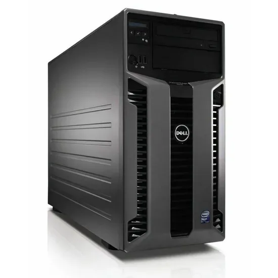 Надежный сервер DELL Poweredge T610 5u башенного типа с двумя процессорами Intel Xeon 8-Bay и горячей заменой накопителей