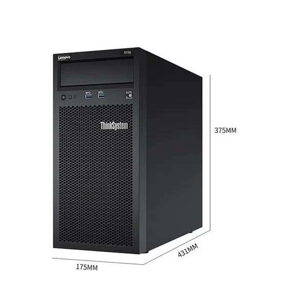 Сервер Thinkserver Ts80X до 4 жестких дисков Intel Xeon E2224G 16GB память башенного сервера компьютера
