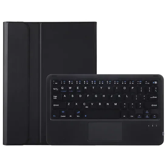 Ah21-a для Huawei Matepad Se 11 Кожаный+TPU чехол для планшета с тачпадом и Bluetooth клавиатурой - черный