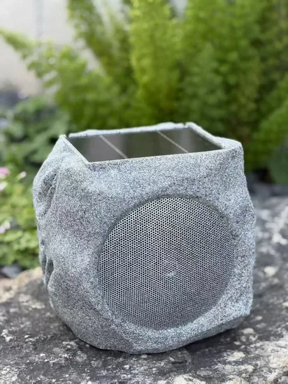 Уличный инфракрасный Bluetooth динамик 4-Inch 10W Полностью водонепроницаемый, форма камня для декора сада