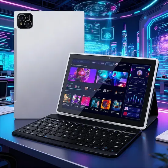 10,1-дюймовый планшет на базе Android 15 с восьмиядерным процессором Mtk6750, оперативной памятью 36GB и хранилищем 128GB для бизнеса и образования