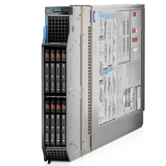 Высокопроизводительный сервер D Ell Poweredge Mx760c Blade 4th поколения на процессорах Tel Xeon Scalable 32 DDR5 4 X 2.5-Inch Sas для бизнес-данных