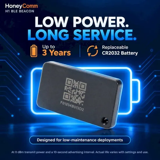 Низкое энергопотребление, малый вес, индивидуальный Smart BLE-маяк
